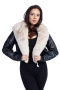 Зимно късо кожено яке 4257, снимка 4
