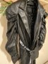 Ново кожено черно сако блейзер буфан ръкав Caramella Fashion , снимка 4