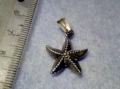 ФИГУРАЛЕН ФЕШЪН АРТ СРЕБЪРЕН ПЕНДАНТ МОРСКА ЗВЕЗДА ОКСИДИРАНО СРЕБРО 925 ПРОБА 17090, снимка 7