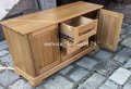 Скрин с 3 чекмеджета и врати-масив Дъб в естествен цвят! Наличен!, снимка 3