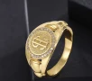 Уникален златен пръстен в луксозна кутия, снимка 2