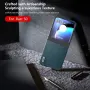 Motorola Razr 50 Удароустойчив ABEEL Litchi Texture Калъф и Протектор, снимка 3