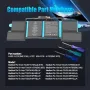 Нова резервна Батерия A1820 A1707 за MacBook Pro 15" (2016-2017) 6667mAh, снимка 4
