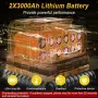 Преносима турбо духалка 1050W, Li-Ion батерия 48V, снимка 7
