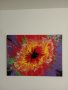 Димитър Краевски -авторска абстрактна картина акрил върху платно с подрамка, снимка 1