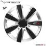 Тасове за джанти 14'' Versaco Carbon GTX - черен/сребрист, снимка 2