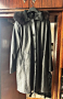 Дамско кожено палто дълго, снимка 1 - Палта, манта - 44725851