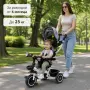 Детска триколка 4 в 1 с въртяща се седалка 360°, сенник и родителски контрол, снимка 1