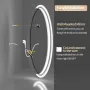 ПРОМОЦИЯ LED огледало с овална форма LUVODI XMR-T18-821-EU-V1, снимка 5
