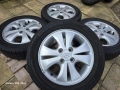 Лети джанти 14ки 4х100 Hyundai + летни гуми 175/60/14 Hankook, снимка 1