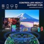 Нов Безжичен Про Контролер джойстик за PC, телефон iPhone, Android, Switch с LED и Турбо, снимка 2