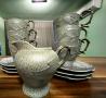  Много красив сив сервиз за кафе, снимка 6