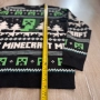 Коледен пуловер Minecraft за момчета, размер 14 г., мъжки, акрилен, размер S-M, снимка 3