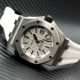 Audemars Piguet Royal Oak 40mm AP white бял стилен мъжки ръчен часовник автоматичен , снимка 1