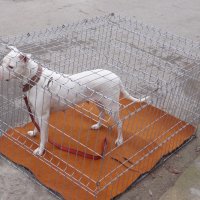за кучета КЛЕТКА 140-105-см, метална, СГЪВАЕМА. Подходяща е за най-едрите по големина породи кучета , снимка 4 - За кучета - 42623369