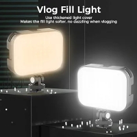 VIJIM VL100C Двуцветно LED видео осветление на камерата, 2000mAh, снимка 4 - Светкавици, студийно осветление - 44810813