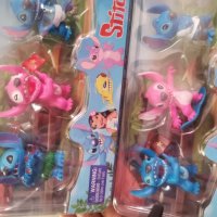 6 бр Лило и Стич Stitch пластмасови фигурки играчки фигурка играчка за игра и торта, снимка 2 - Фигурки - 40240191