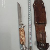 Стар  ловен нож , снимка 2 - Антикварни и старинни предмети - 39075034