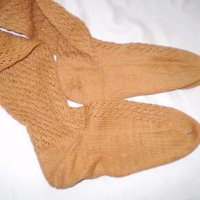 Ретро плетени памучни  дамски чорапи, снимка 6 - Дамски чорапи - 34417443