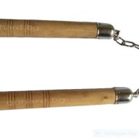  Нунчаку  Класическо дървено нунчаку .  Nunchaku stick., снимка 1 - Други спортове - 41248813
