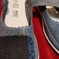 Сини обувки естествена кожа, снимка 3 - Дамски ежедневни обувки - 40954428