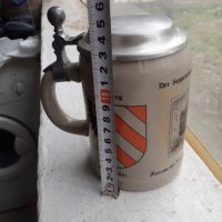 Стара немска халба за бира, снимка 6 - Антикварни и старинни предмети - 40241360