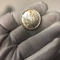 3 броя сребърни монети Франция 5 франка, 1962/1964/1965г, снимка 8 - Нумизматика и бонистика - 40128345
