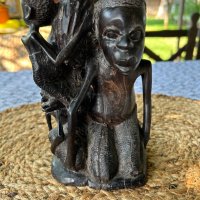 Дървопластика “Майката на черна Африка”, снимка 8 - Антикварни и старинни предмети - 41474934
