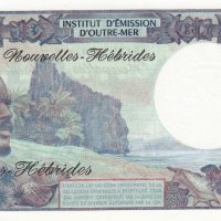 500 франка 1970-1981, Нови Хебриди, снимка 2 - Нумизматика и бонистика - 35846136