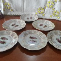 Порцелан Чехословакия чинии, снимка 1 - Антикварни и старинни предмети - 41846626