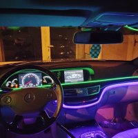 Монтаж на амбиентно осветление за автомобили. Car ambient light , снимка 4 - Аксесоари и консумативи - 40441222