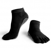 Чорапи за йога с пръсти, едноцветни, снимка 2 - Други - 36275431