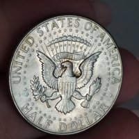1/2 долар 1968 г сребро, снимка 4 - Нумизматика и бонистика - 41748380