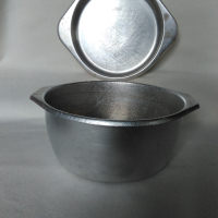 метална купа с капак, алуминий, снимка 2 - Съдове за готвене - 44839137