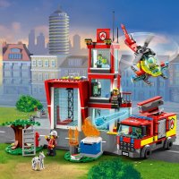 LEGO® City Fire 60320 - Пожарникарска станция, снимка 4 - Конструктори - 35671885