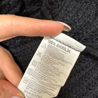 Дамски пуловер / черен / с бляскави частици , снимка 4 - Блузи с дълъг ръкав и пуловери - 38978676