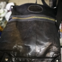 Италианска кожена чанта - марка VARESE, снимка 2 - Чанти - 44711549