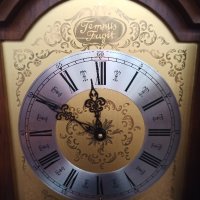 Стар паркетен часовник Tempus Fugit с махало и тежестти,Стар ретро винтидж арт старинен,Grandfather , снимка 9 - Антикварни и старинни предмети - 41904228