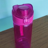 Стъклено шише за вода с флип капачка 500 мл , снимка 1 - Буркани, бутилки и капачки - 42211706