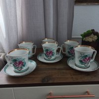 Руски порцелан за чай ЛФЗ, снимка 2 - Антикварни и старинни предмети - 44395973