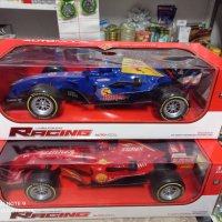 Голяма детска кола Формула 1 със звукови ефекти, снимка 1 - Коли, камиони, мотори, писти - 38401892