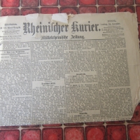 Античен стар немски вестник 1900 , снимка 6 - Колекции - 36058951