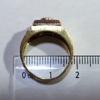 Златен пръстен 14к / 6,55гр, снимка 4 - Пръстени - 41638034