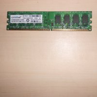 644.Ram DDR2 800 MHz,PC2-6400,2Gb.crucial.НОВ, снимка 1 - RAM памет - 41243025