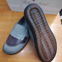 ПРОМОЦИЯ-Дамски обувки естествена кожа сиви, снимка 6 - Дамски ежедневни обувки - 44556568