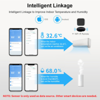 3992 Стаен термометър с WiFi - сензор за температура и влажност, снимка 6 - Други стоки за дома - 44566720