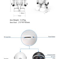 Скрита камера в робот, видеонаблюдение, бебефон, wifi камера, снимка 9 - Други - 41898528