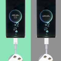Супер Бърз заряден кабел 120 W 10 A USB Type C бързо зареждане за зарядно за Xiaomi Samsung Huawei H, снимка 12 - Резервни части за телефони - 42338784