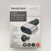 SilverCrest Bluetooth hands free kit хендсфри, снимка 1 - Bluetooth слушалки - 39407374