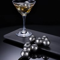 Food-Grade 304 SS Stainless Steel Whisky Stones Метални Ледчета Уиски Ракия Джин Водка Бира Коктейли, снимка 5 - Сервизи - 41381862